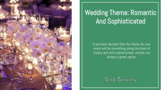 Use Blue Purple Orchid Flower in Your Wedding Theme