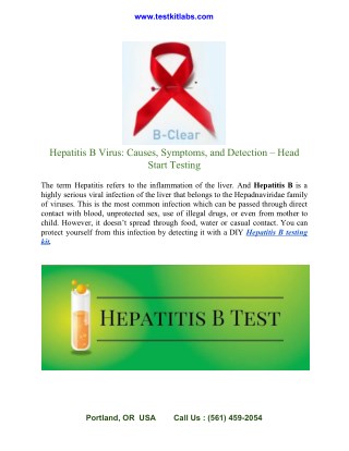 Hepatitis B Virus: Causes, Symptoms, and Detection – Head Start Testing
