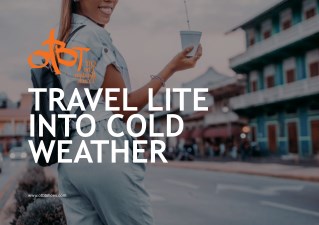 OTBT Travel Lite Shoe into Cold Weather