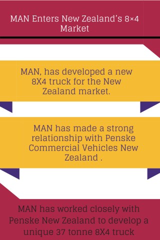 MAN Enters New Zealand’s 8×4 Market