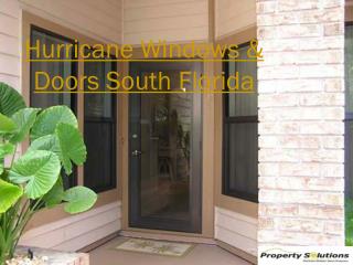 Hurricane Windows & Doors South Florida