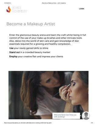 Become a Makeup Artist - John Academy