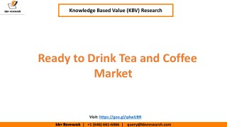 Ready to Drink Tea and Coffee Market Size to reach $135 billion by 2024