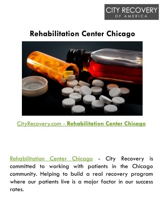 Rehabilitation Center Chicago - CityRecovery