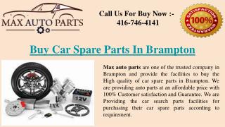 Buy Car Spare Auto parts In Brampton