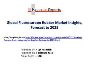 Fluorocarbon Rubber Market- Demand, Growth, Opportunities and Analysis of Top Key Player Forecast To 2025