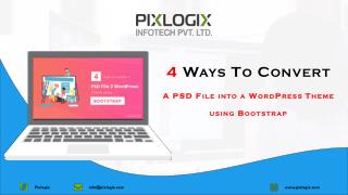 4 Ways to Convert A PSD File into a WordPress Theme using Bootstrap