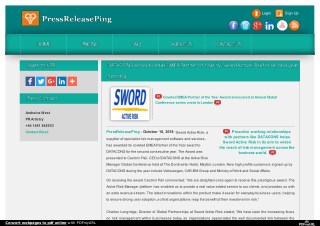 DATACONS announced as EMEA Partner of Year by Sword Active Risk for second year running