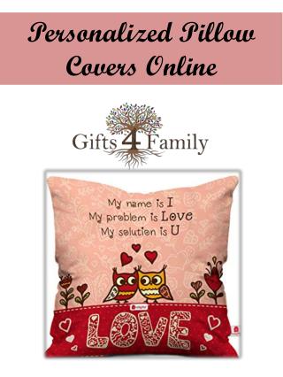 Personalized Pillow Covers Online