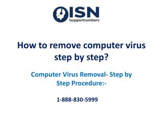 How to remove computer virus step by step?