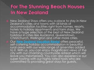 For The Stunning Beach Houses In New Zealand