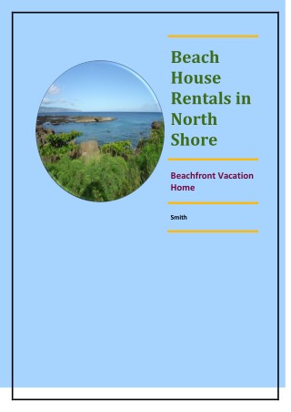 beach house rentals north shore Oahu