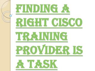 Academic Cisco Training Certificates