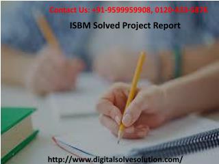 How to find ISBM solved project report 0120-433-5876?