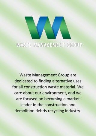 Commercial Waste Collection - Waste Management Group