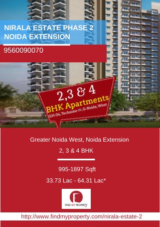 Nirala Estate Phase 2 Residential Apartments at Noida Extension