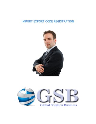 import export code iec registration documents GSBTaxation.com