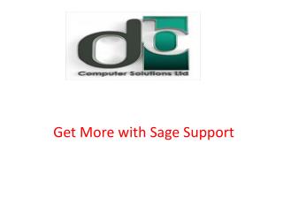 Get More with Sage Support