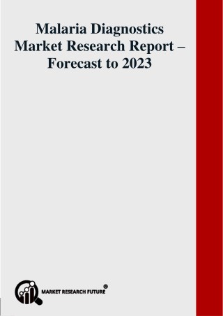 Global malaria diagnostics market Highlights by Competitive Scenario