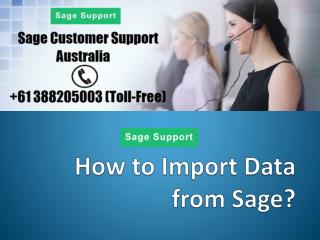 How to Import Data from Sage?