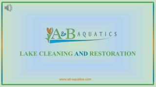 Lake Cleaning and Restoration - A & B Aquatics