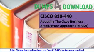 New 810-440 Dumps - Free 810-440 PDF Dumps - Dumps4Download