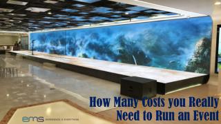 How many costs you Really Need to Run an Event