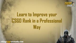 Learn Important Strategies to Improve CSGO Rank