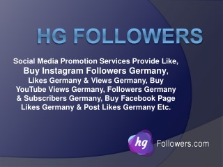 buy instagram followers Germany