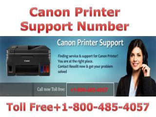 canon printer support number 1-800-485-4057