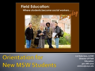 Orientation for New MSW Students