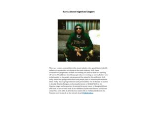 Facts About Nigerian Singers