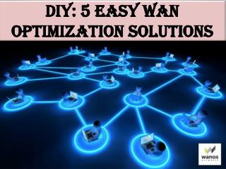 DIY: 5 Easy Wan Optimization Solutions