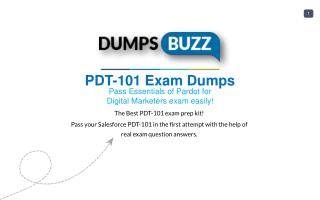 Some Details Regarding PDT-101 Test Dumps VCE That Will Make You Feel Better