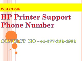hp printer support technical number 1-877-269-4999