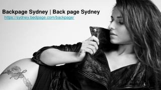 Backpage Sydney | Back page Sydney