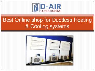 Best Online shop for Ductless Heating & Cooling systems