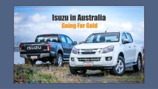 This Year Isuzu in Australia – Going For Gold