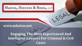 Intelligent Lawyers for Criminal & Civil Cases