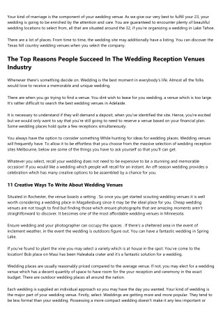 14 Common Misconceptions About Places To Get Married Outside Near Me
