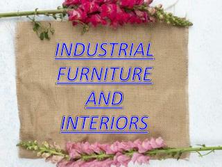 INDUSTRIAL FURNITURE AND INTERIORS