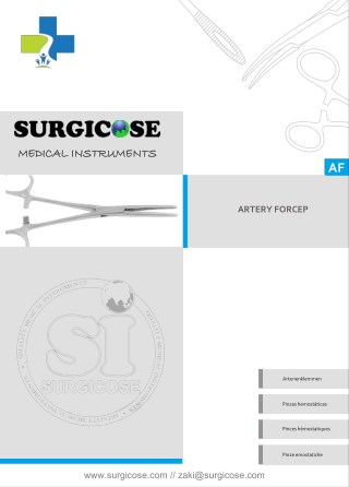 ARTERY FORCEPS BY SURGICOSE