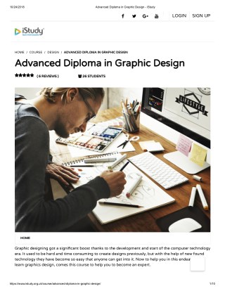 Advanced Diploma in Graphic Design - istudy