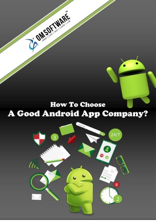 How To Choose A Good Android App Company?