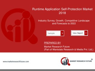 Runtime Application Self-Protection Market Research Report 2018 New Study, Overview, Rising Growth, and Forecast