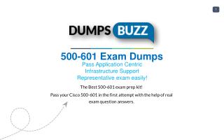 Purchase REAL 500-601 Test VCE Exam Dumps