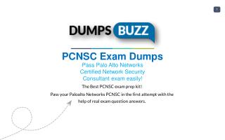 Authentic Paloalto Networks PCNSC PDF new questions