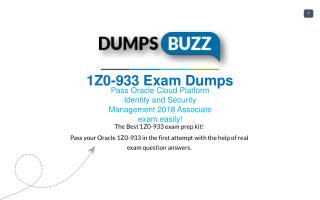 The best way to Pass 1Z0-933 Exam with VCE new questions
