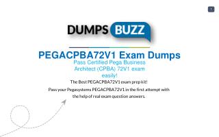 The best way to Pass PEGACPBA72V1 Exam with VCE new questions