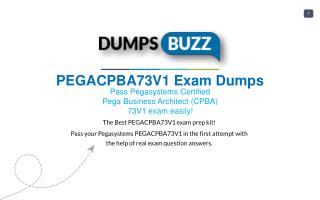 Purchase Latest PEGACPBA73V1 exam sample questions VCE with PDF